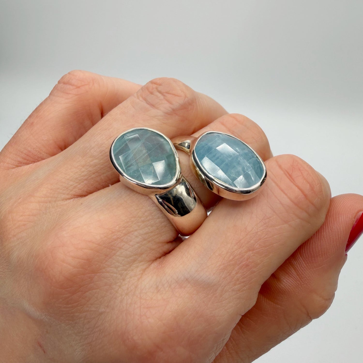 Anello Acquamarina e Argento 925