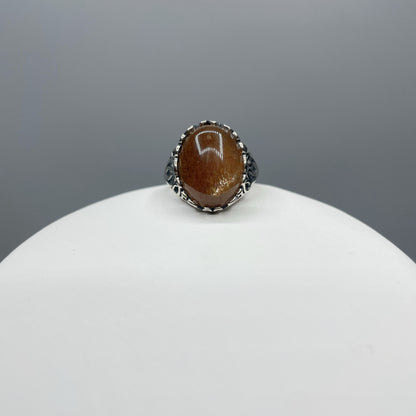 Anello Pietra del Sole e Argento 925