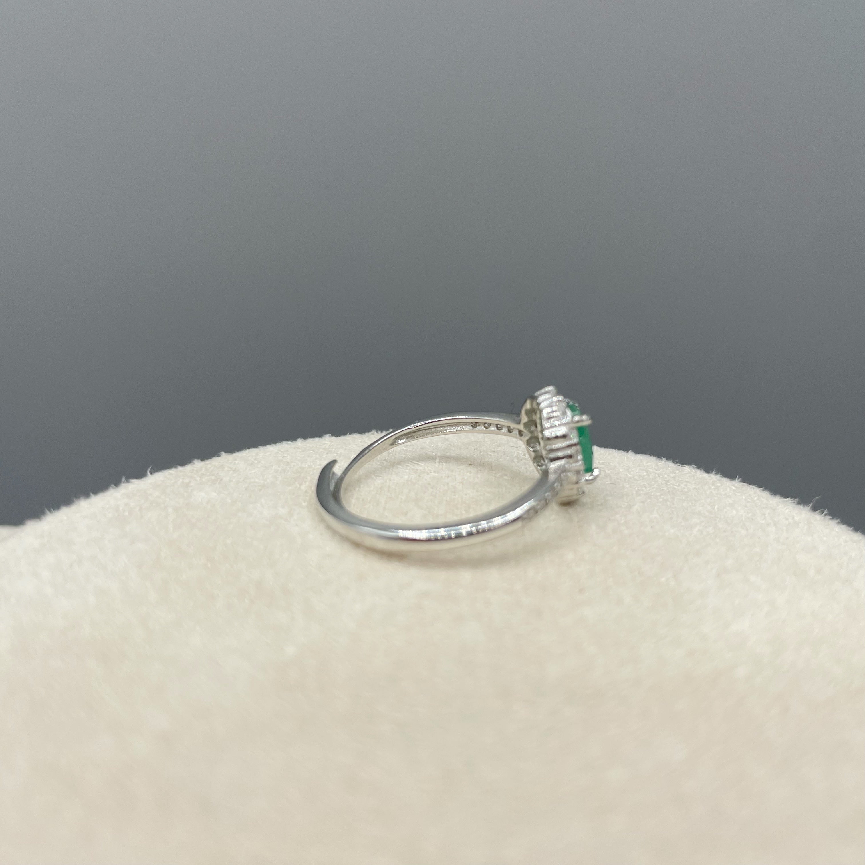 Anello Smeraldo - Argento 925