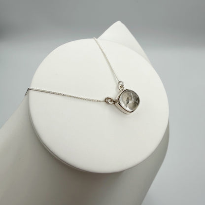 Collana Quarzo Tormalinato - Argento 925