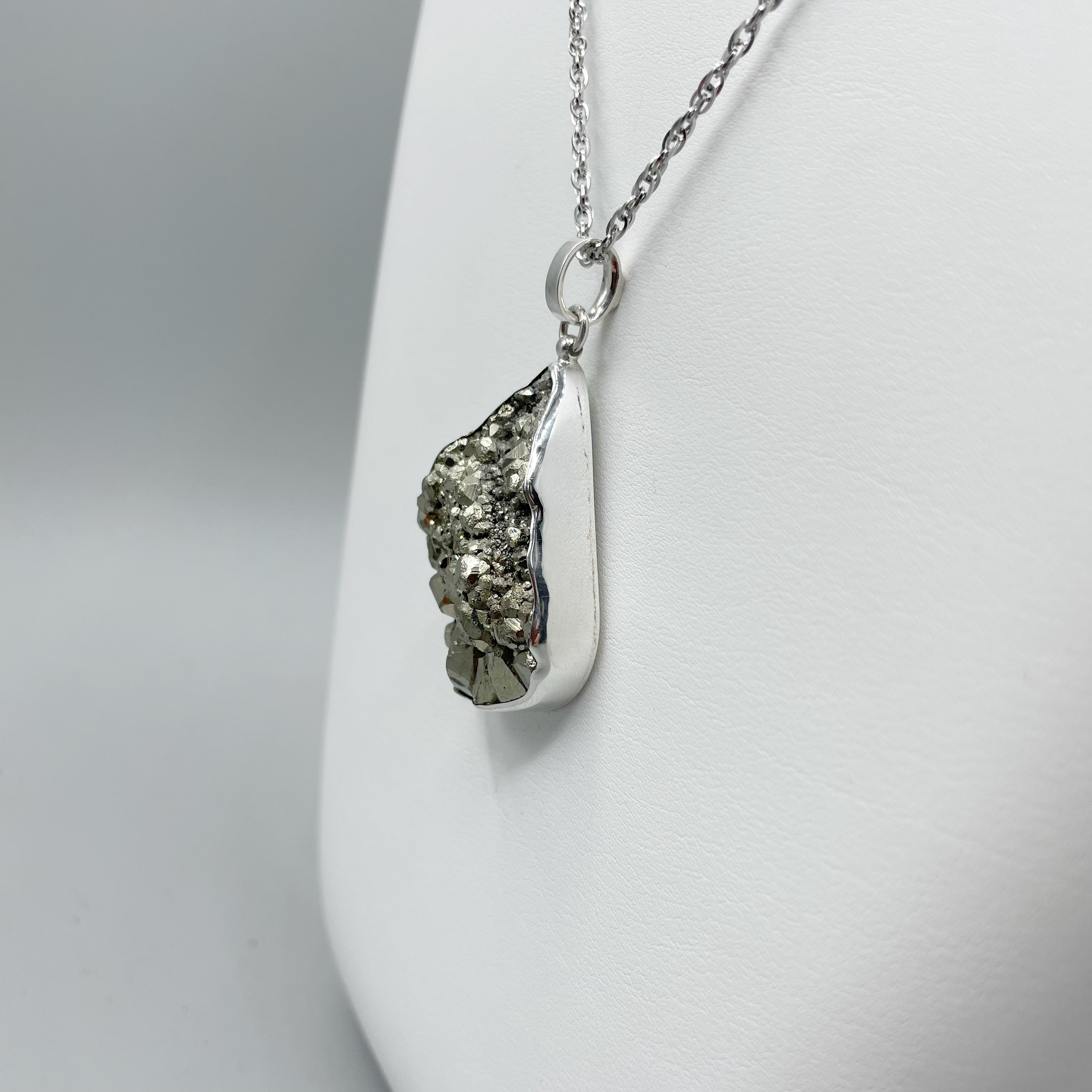 Ciondolo Pirite Grezza - Argento 925