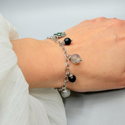 Bracciale Sigillo Protettivo - Occhio di Shiva, Shungite, Ossidiana | LIMITED EDITION