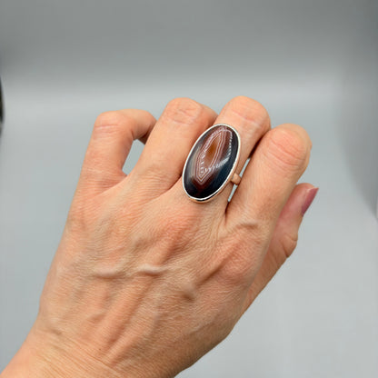 Anello Occhio di Shiva - Argento 925 - Ovale