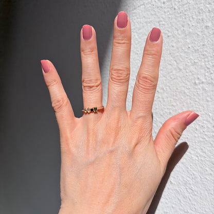 Anello Ritual | Argento 925 placcato oro 14k - NON REGOLABILE