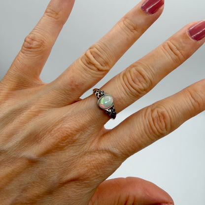 Anello Opale Etiope - Argento 925