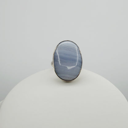 Anello Calcedonio e Argento 925