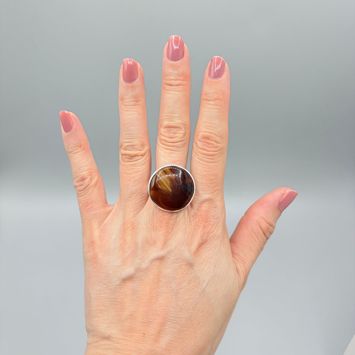Anello Occhio di Shiva - Argento 925 - Tondo