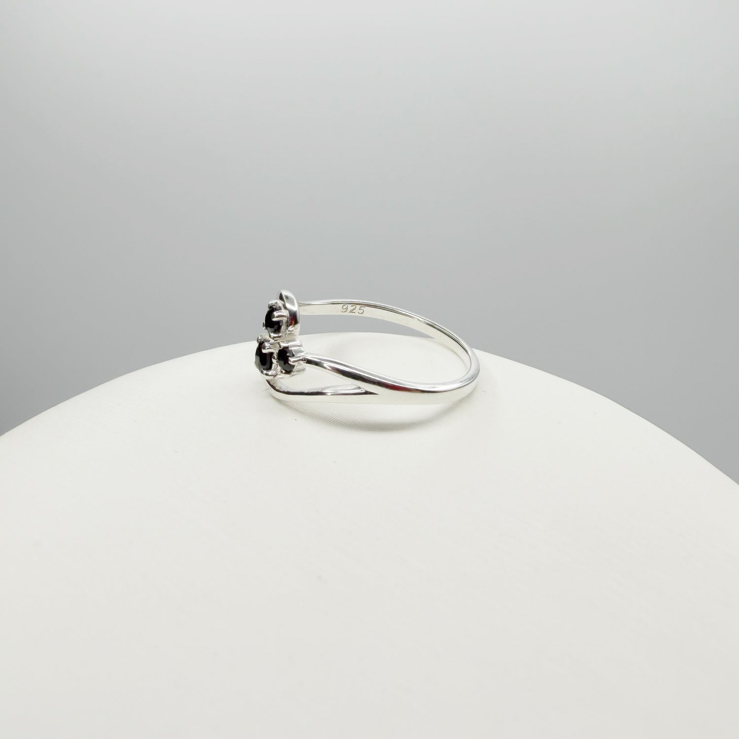 Anello Trilogy Tormalina Nera | Argento 925 - NON REGOLABILE
