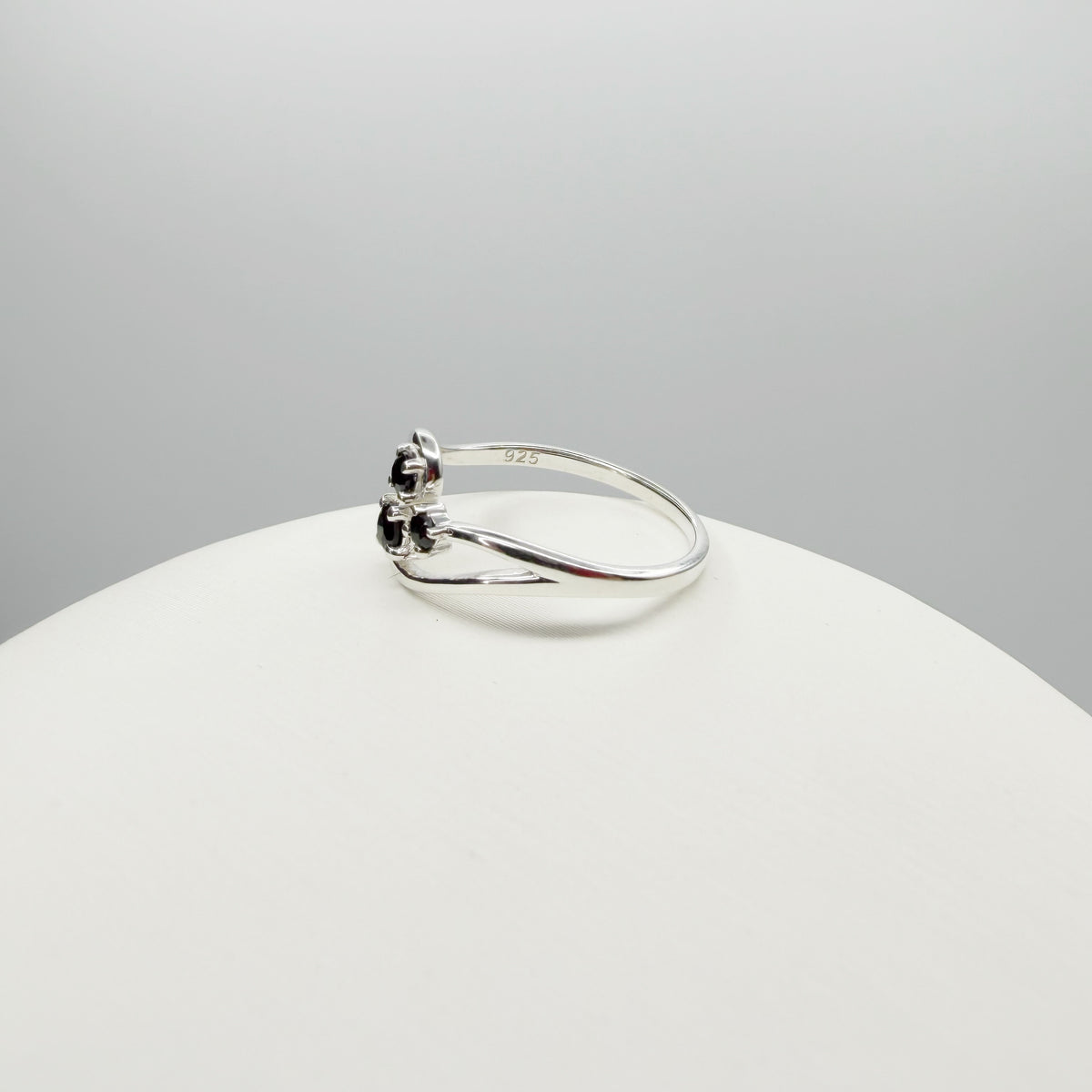 Anello Trilogy Tormalina Nera | Argento 925 - NON REGOLABILE