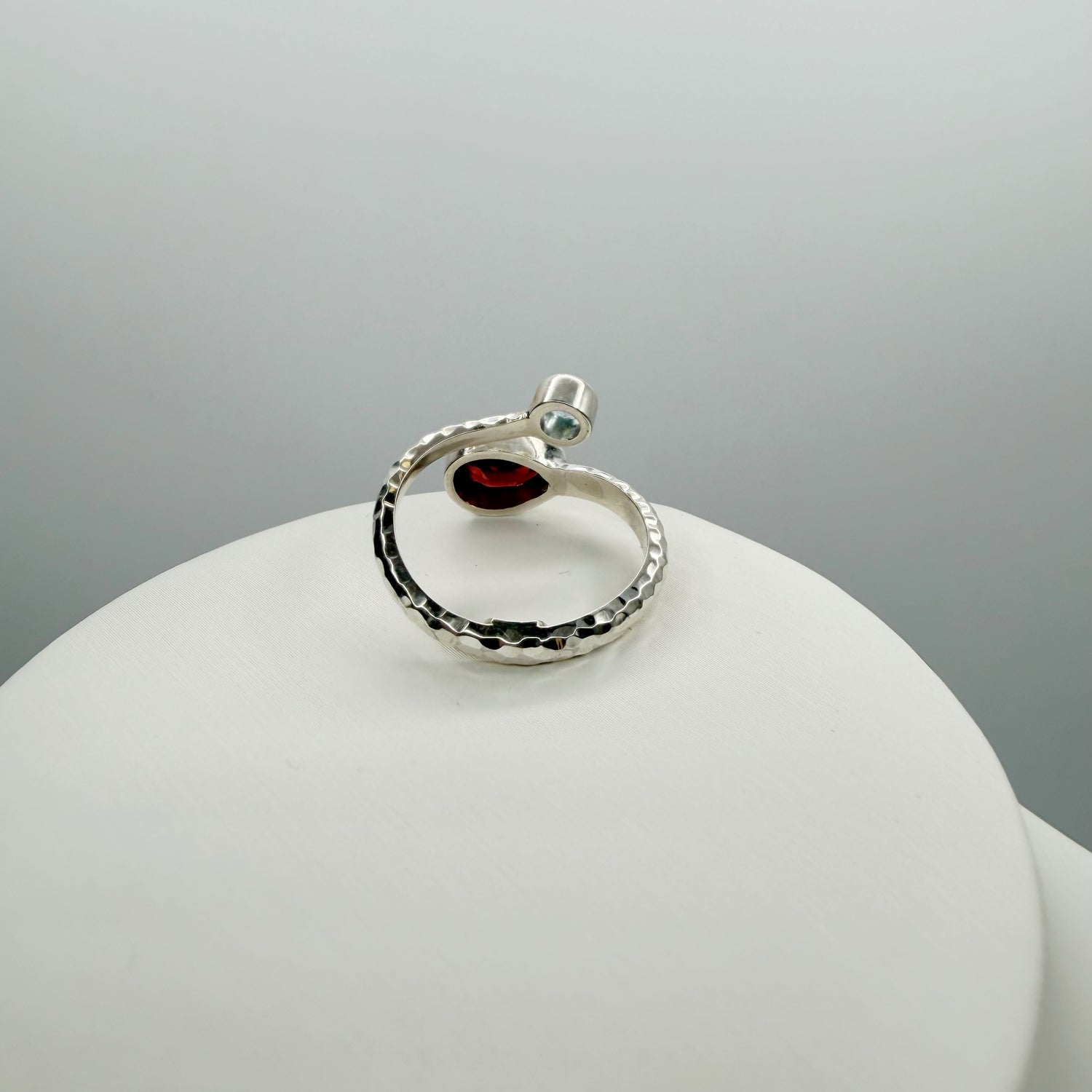 Anello Topazio e Granato - Argento 925