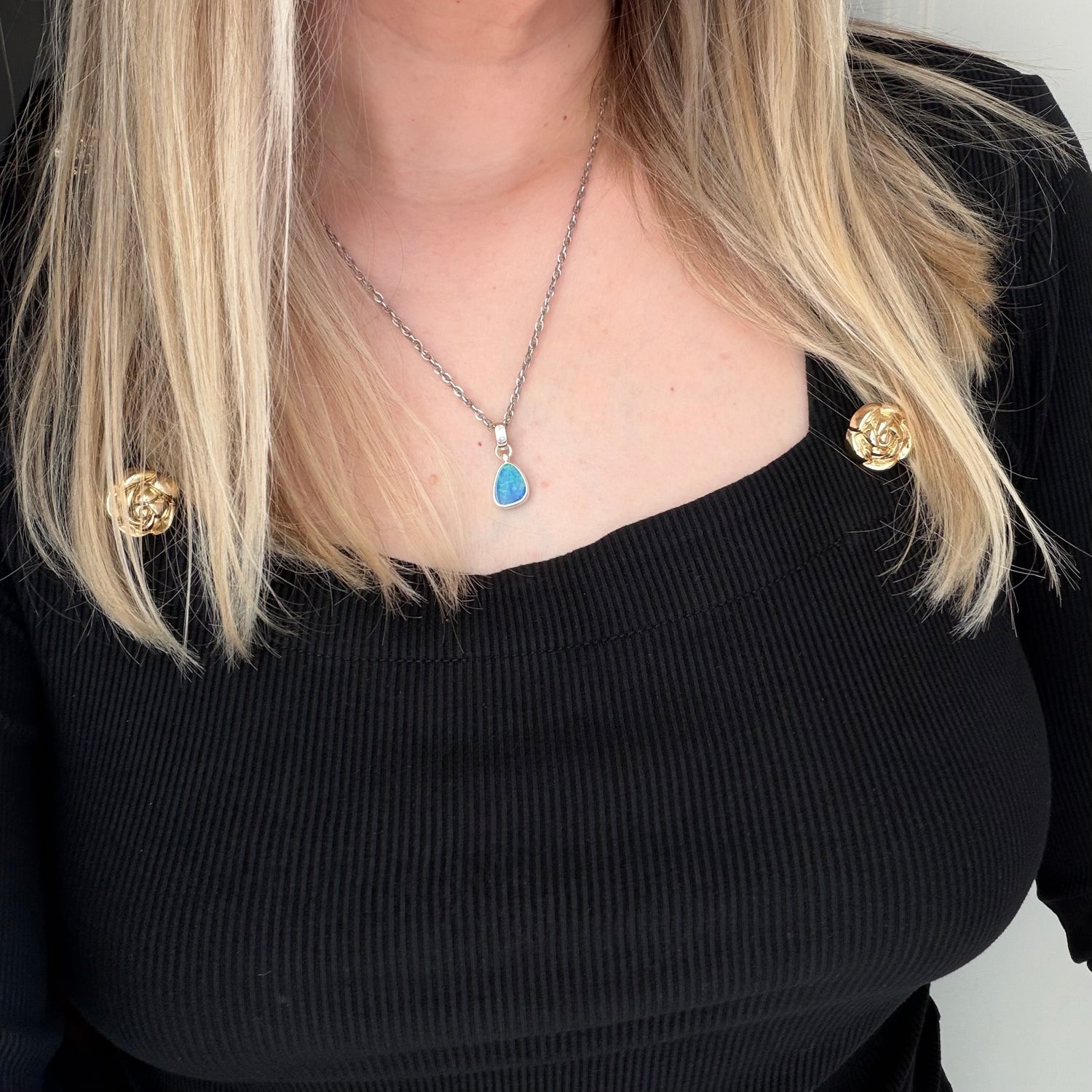 Ciondolo Opale Australiano - Argento 925
