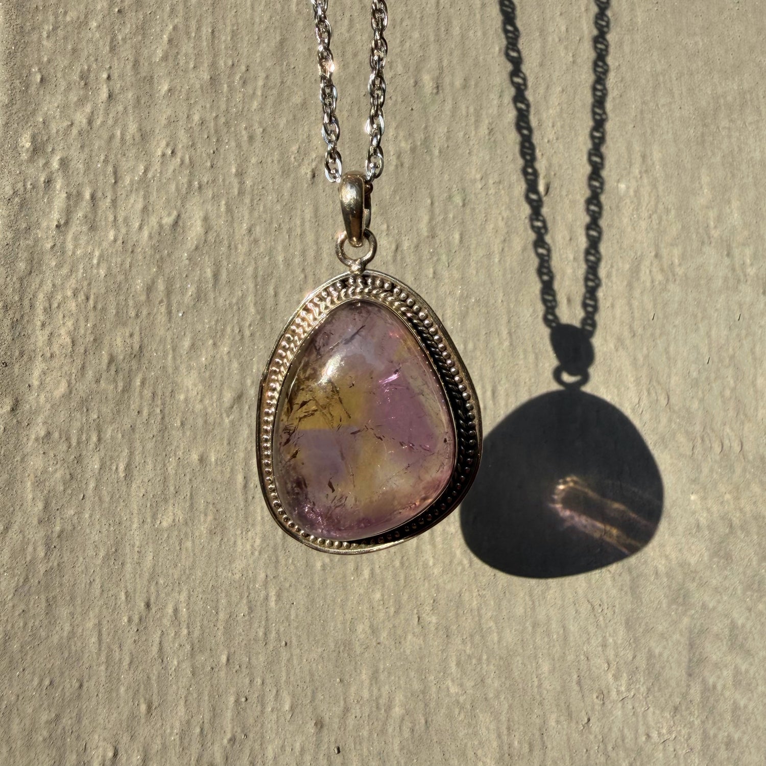 Ciondolo Ametrino Naturale - Argento 925