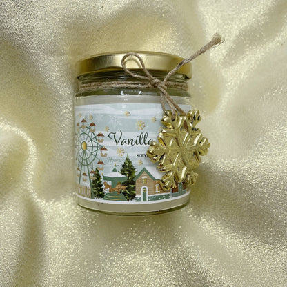 Candela con Cristalli Portafortuna