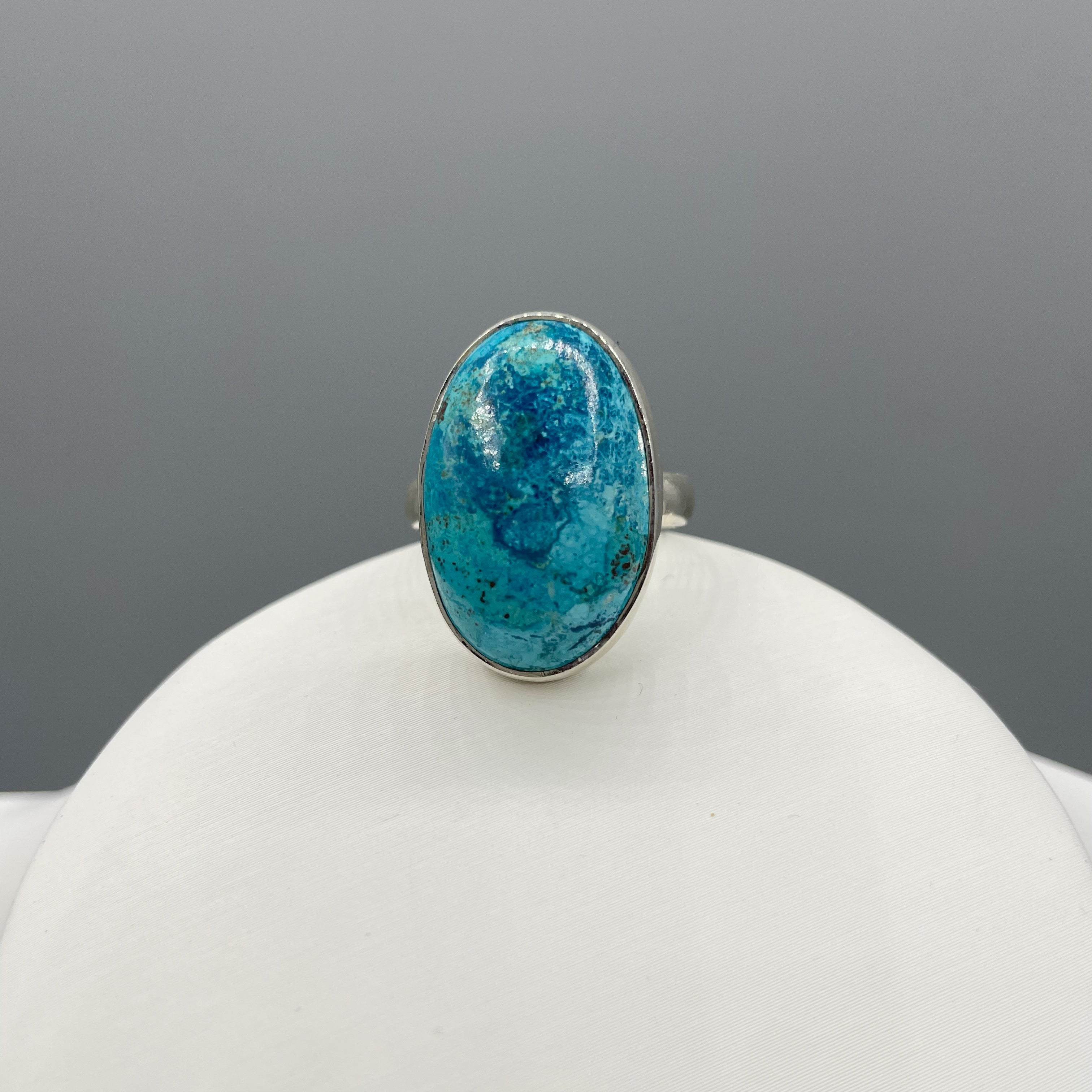 Anello Shattuckite e Argento 925 - Ovale