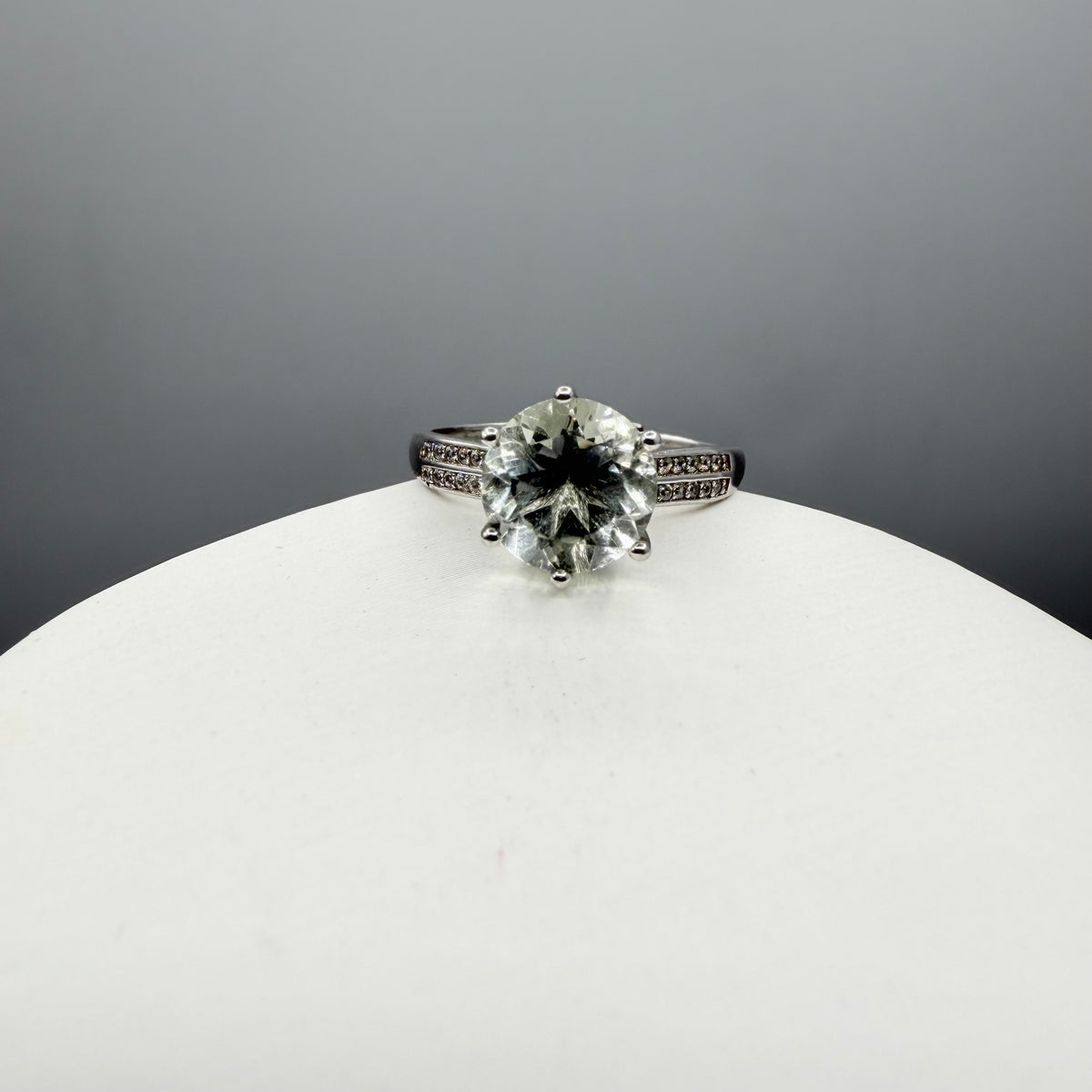 Anello Prasiolite Argento 925