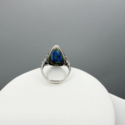 Anello Lapis e Turchese e Argento 925