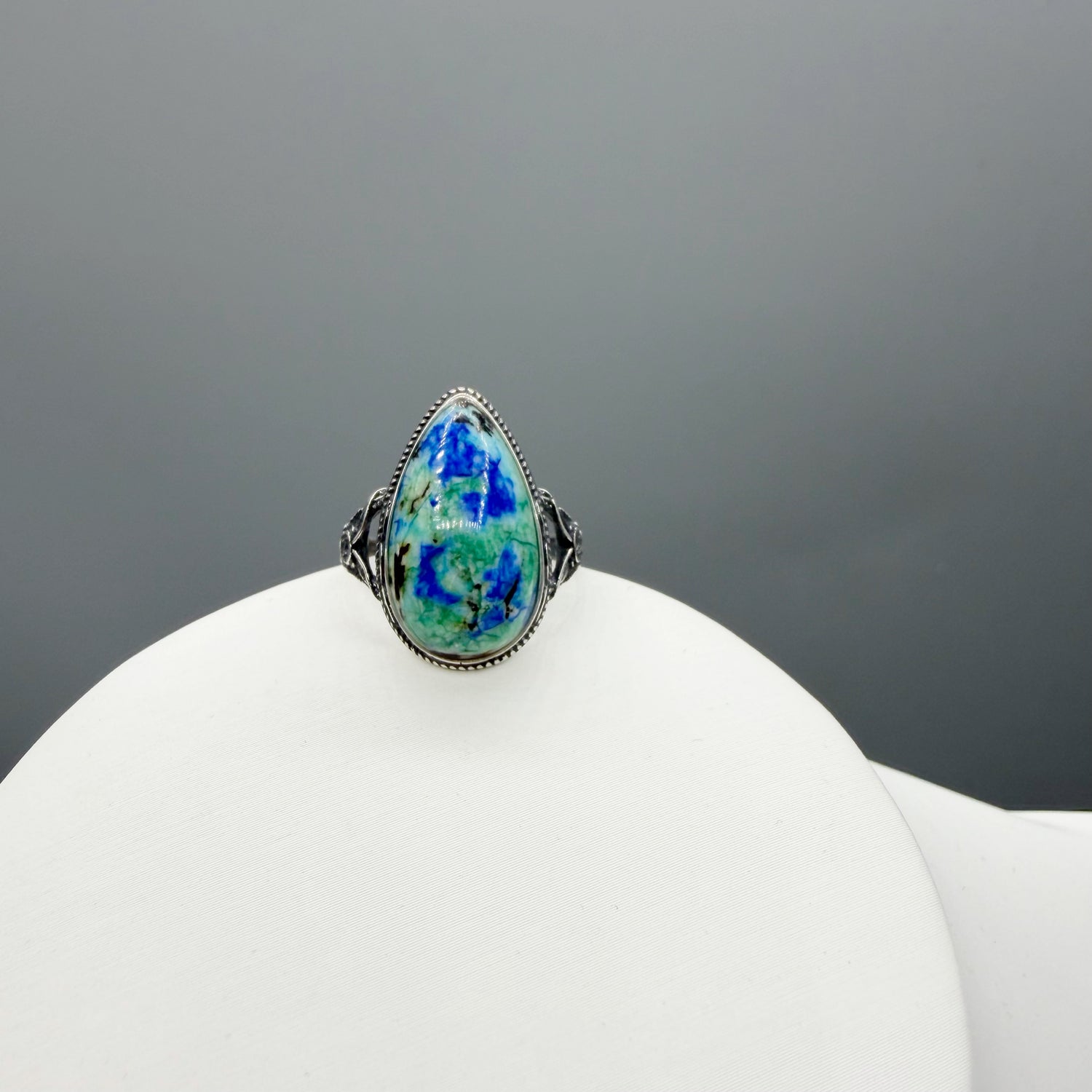 Anello Lapis e Turchese e Argento 925