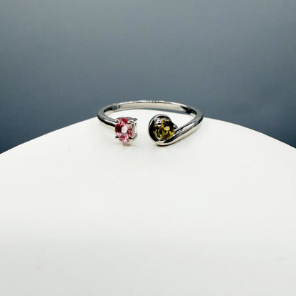 Anello Tormalina Policroma | Argento 925