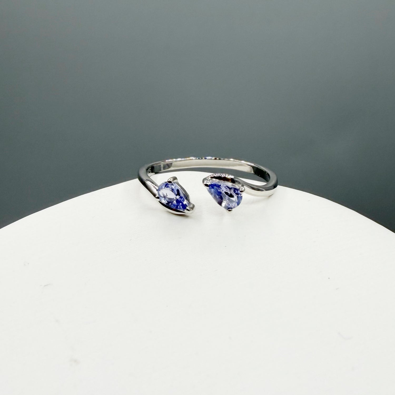 Anello Tanzanite Sfaccettata - Argento