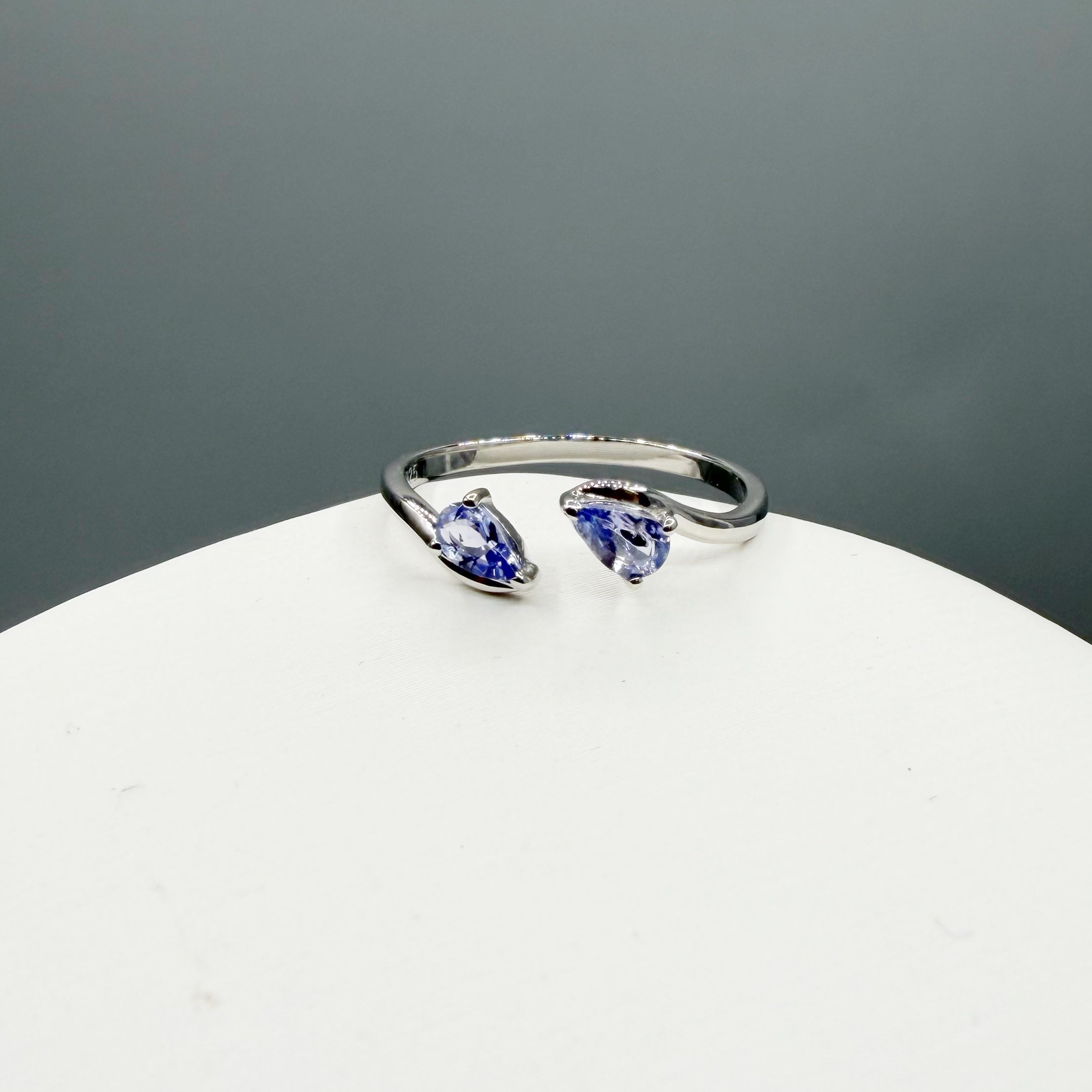 Anello Tanzanite Sfaccettata - Argento