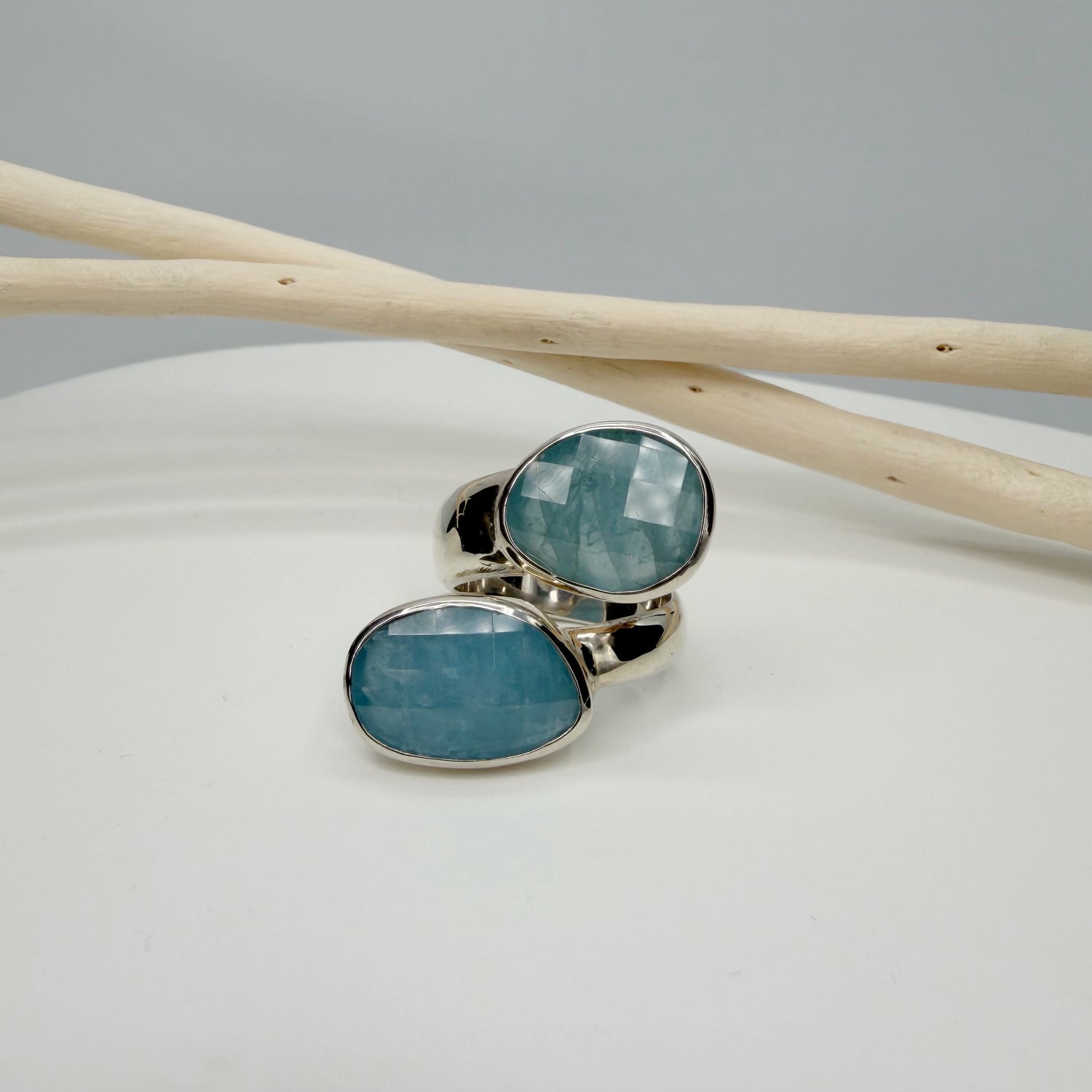 Anello Acquamarina e Argento 925