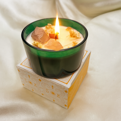 Crystal Floral Candle - Il Leone
