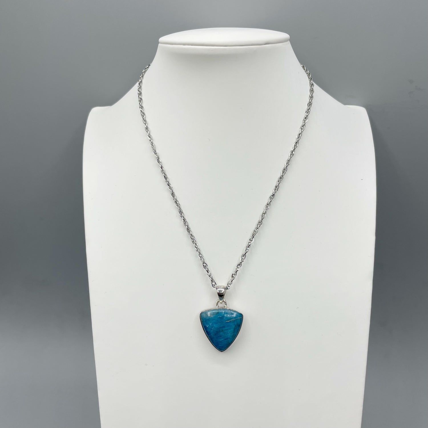 Ciondolo Apatite Argento 925 - Triangolare