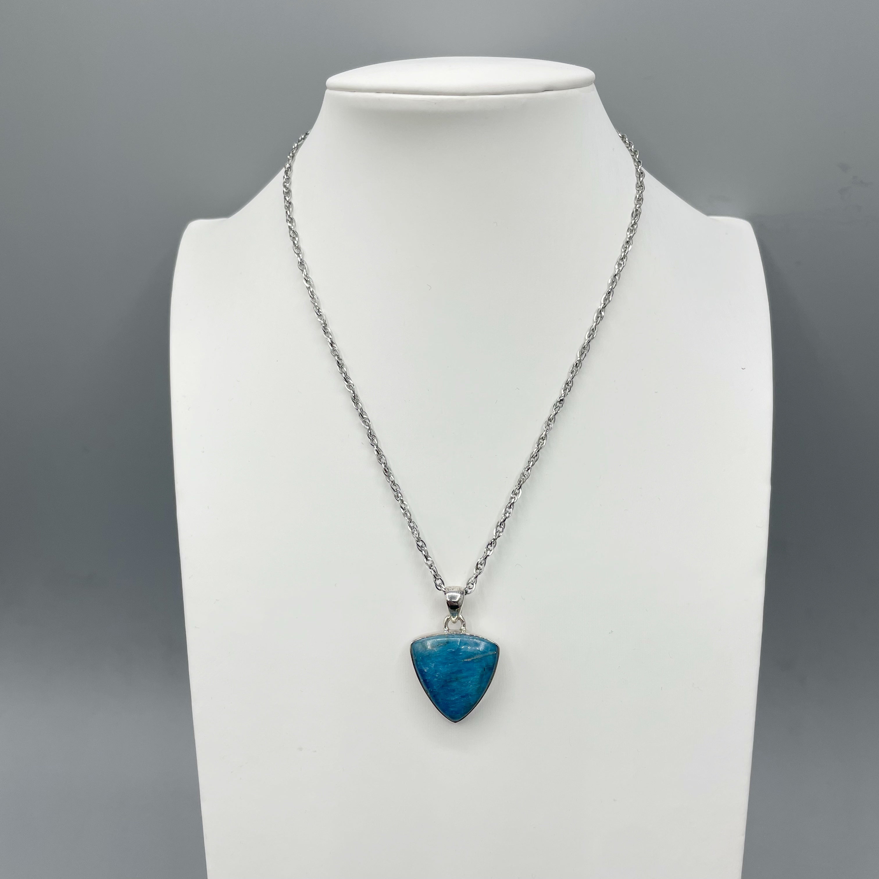 Ciondolo Apatite Argento 925 - Triangolare