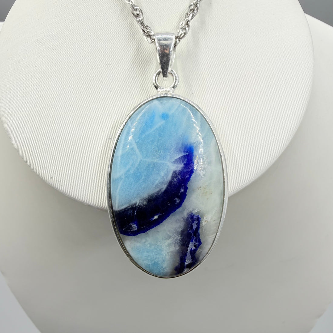 Ciondolo Afghanite e Argento 925