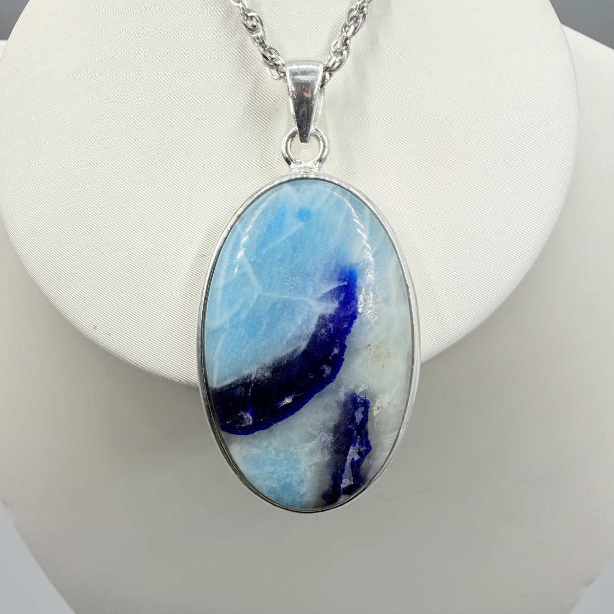 Ciondolo Afghanite e Argento 925