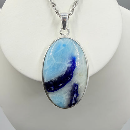 Ciondolo Afghanite e Argento 925