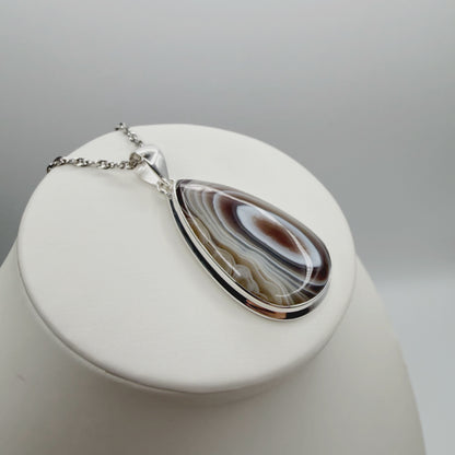 Ciondolo Occhio di Shiva Argento 925 - A Goccia grande