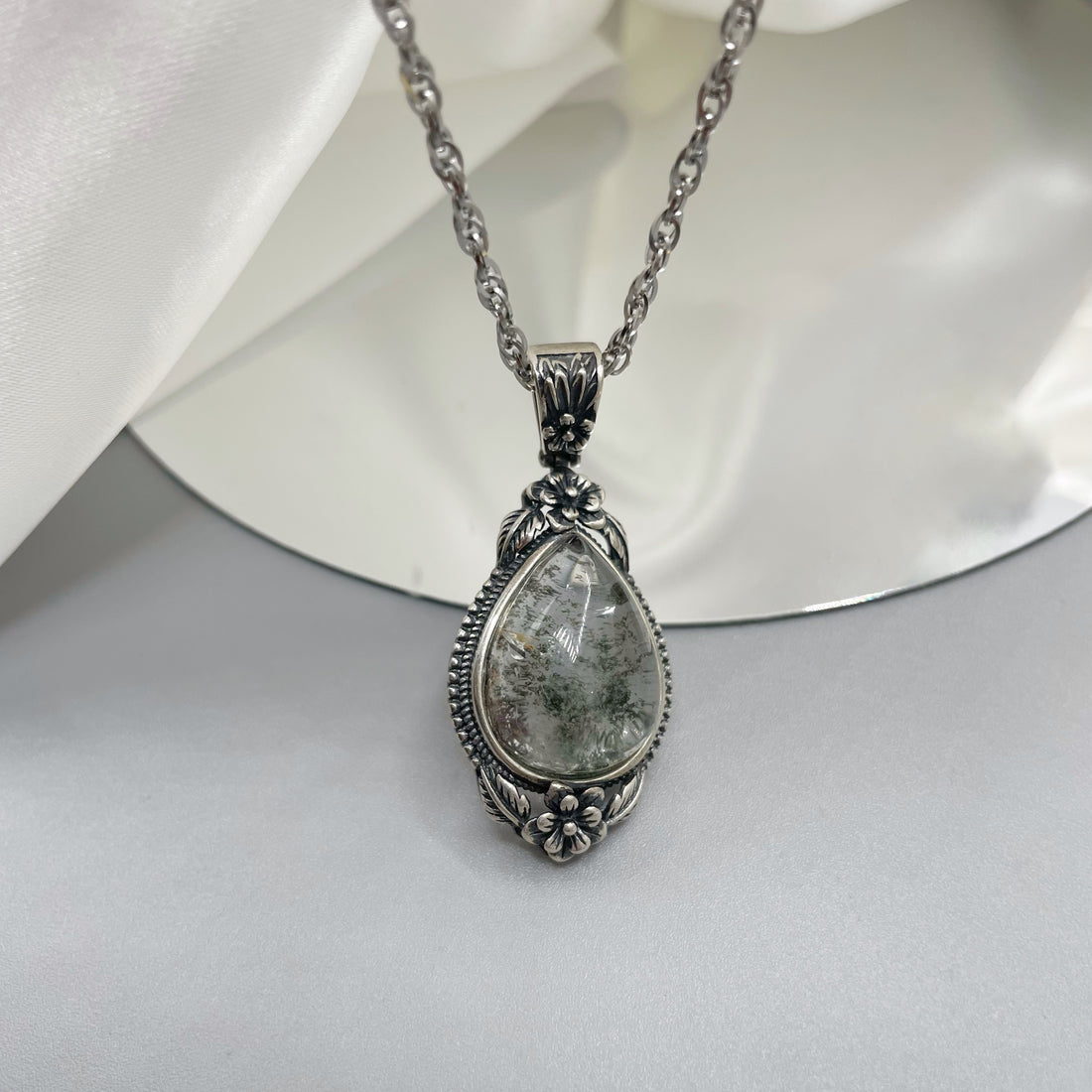 Ciondolo Quarzo Garden - Argento 925