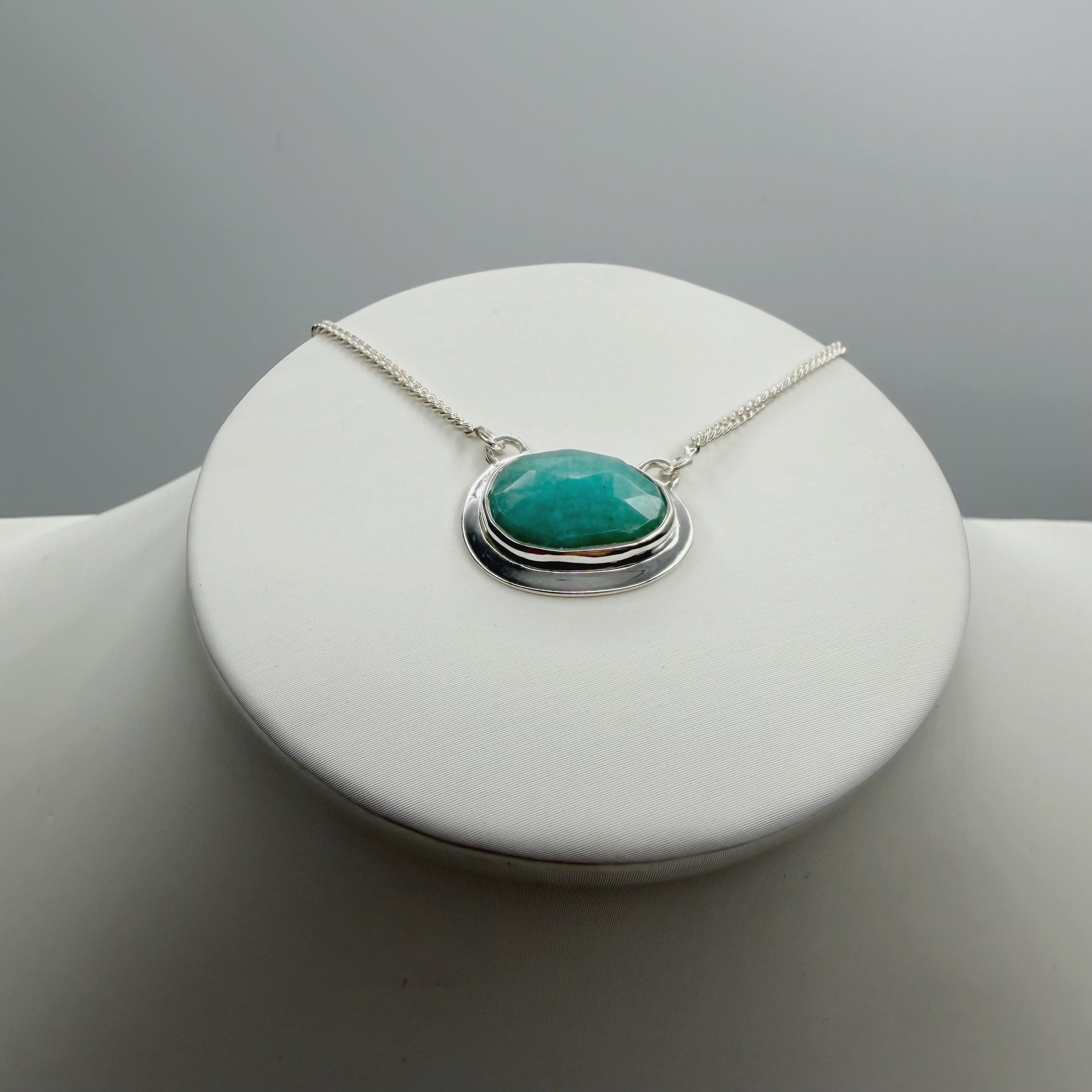 Collana Amazzonite - Argento 925