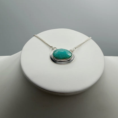 Collana Amazzonite - Argento 925