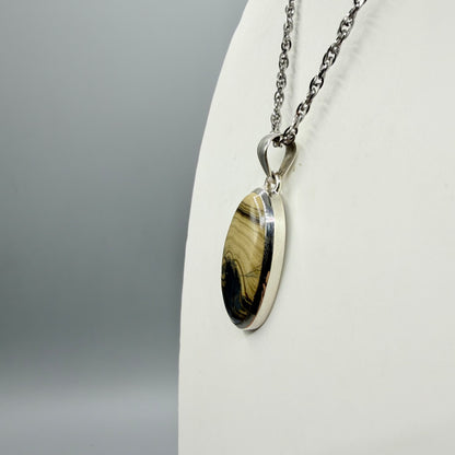 Ciondolo Schalenblende Argento 925 - Ovale