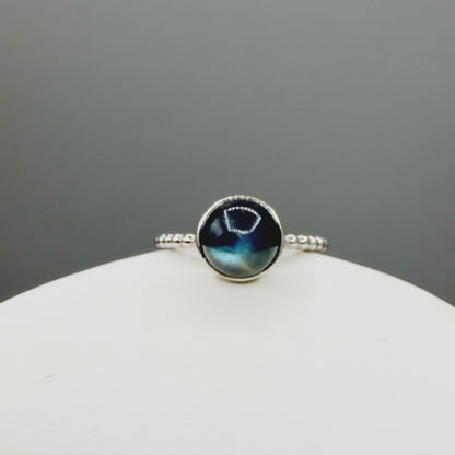 Anello Labradorite Sfera - Argento 925