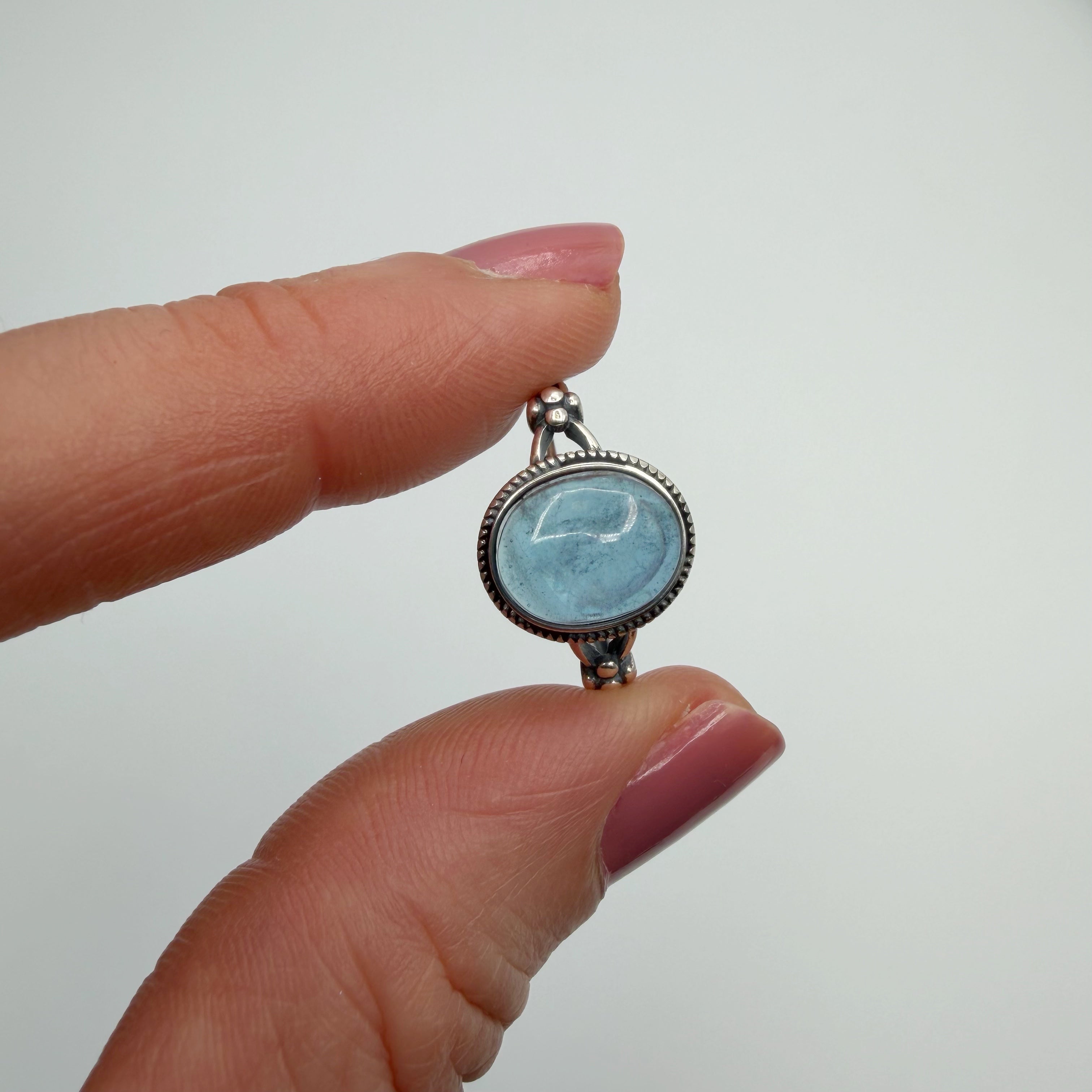 Anello Acquamarina e Argento 925