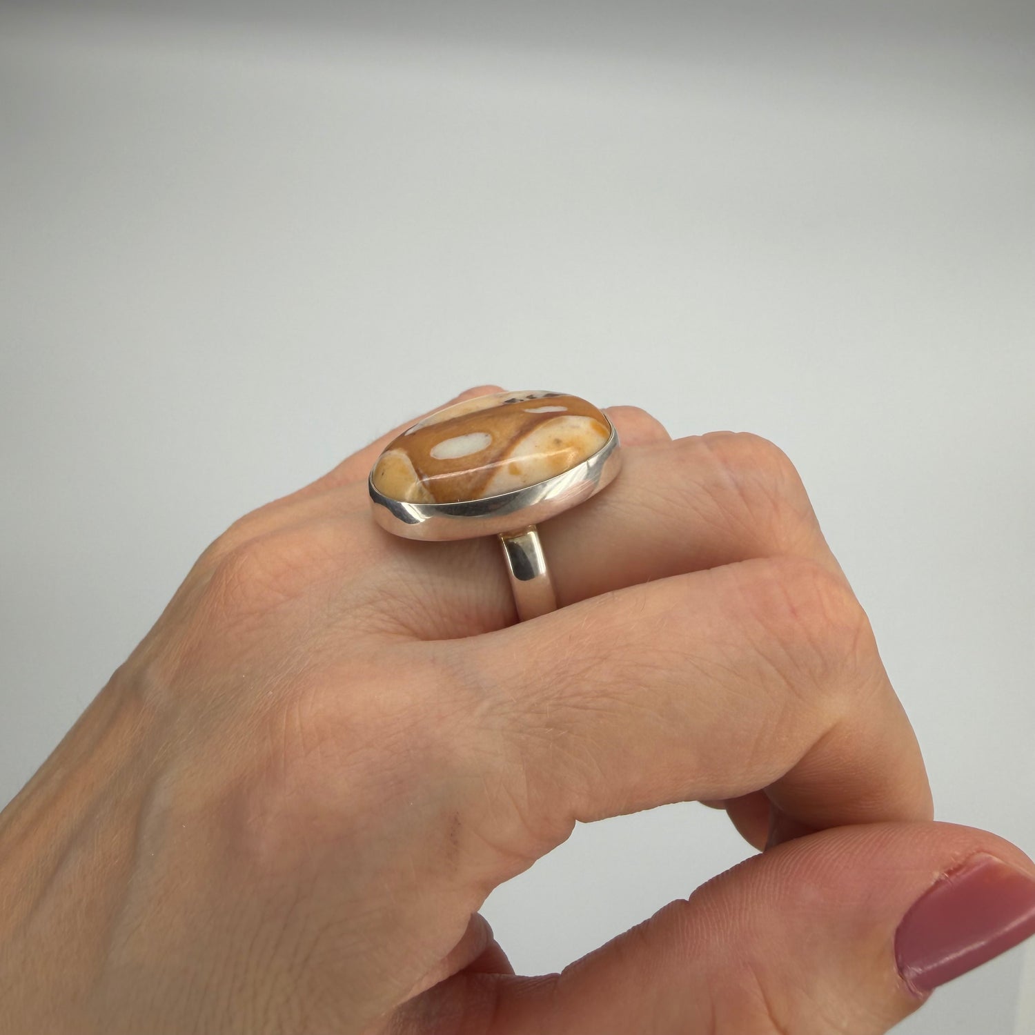 Anello Diaspro Argento 925