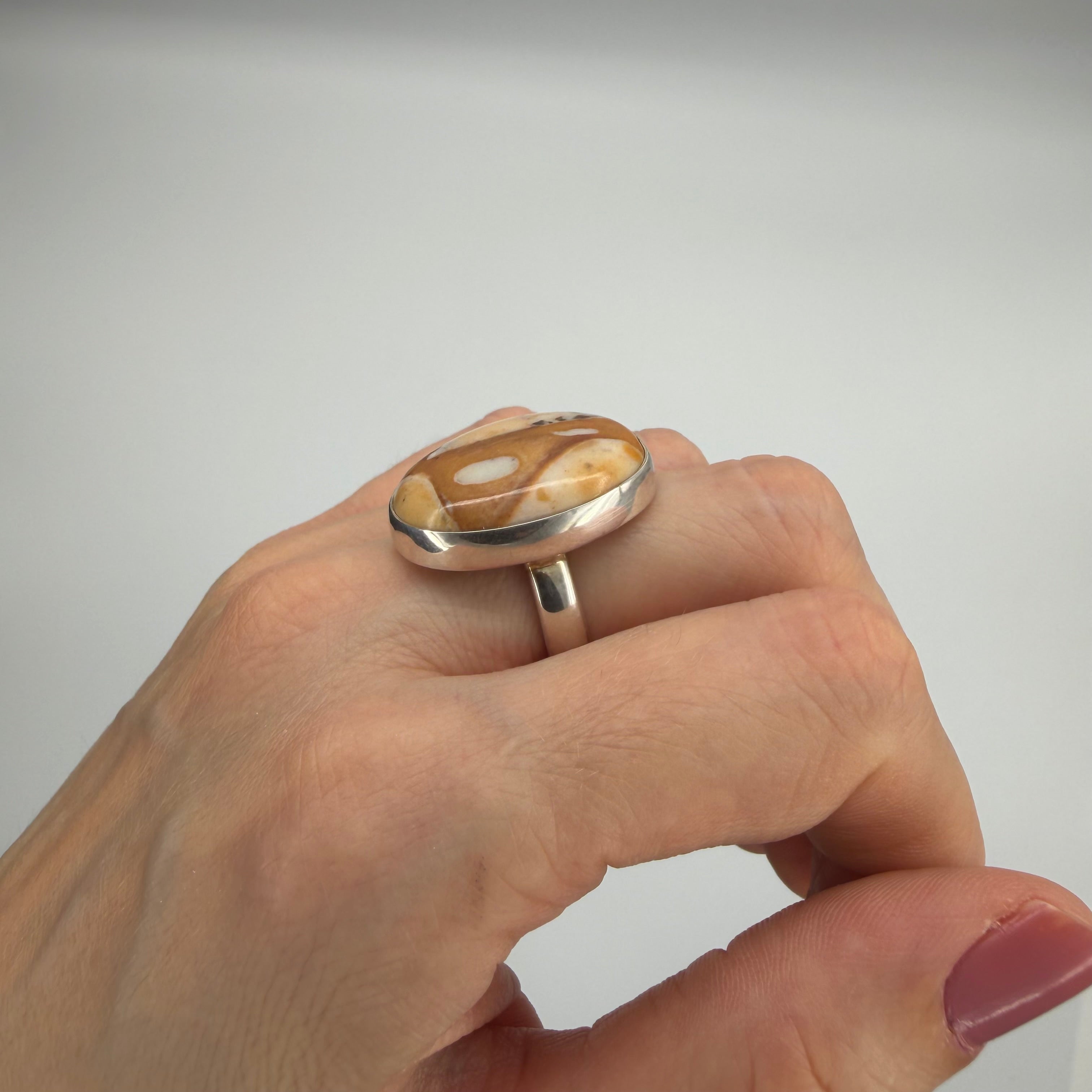 Anello Diaspro Argento 925