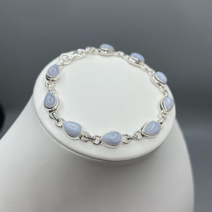 Bracciale Calcedonio e Argento 925