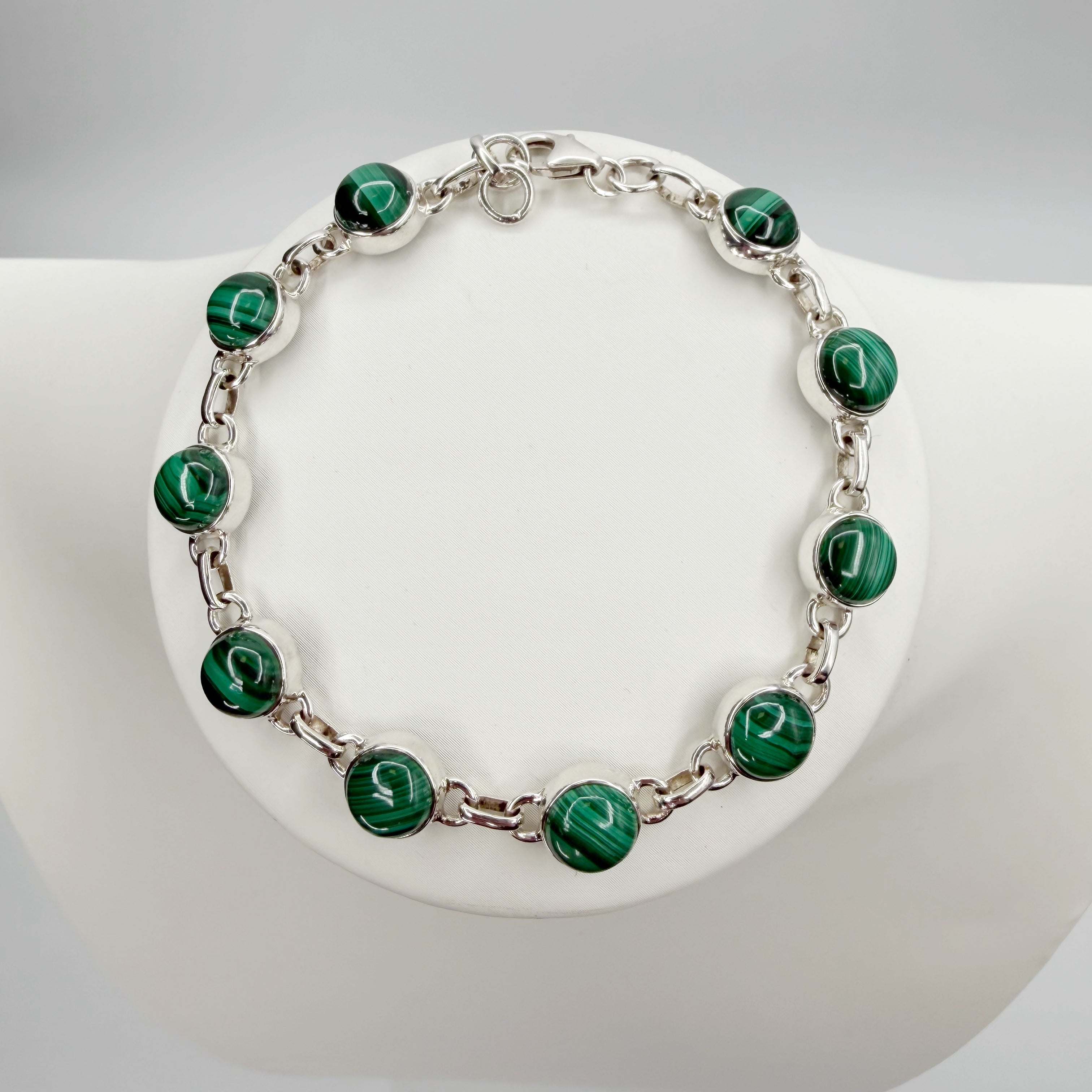Bracciale Malachite e Argento 925