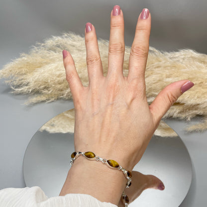 Bracciale Occhio di Tigre - Argento 925