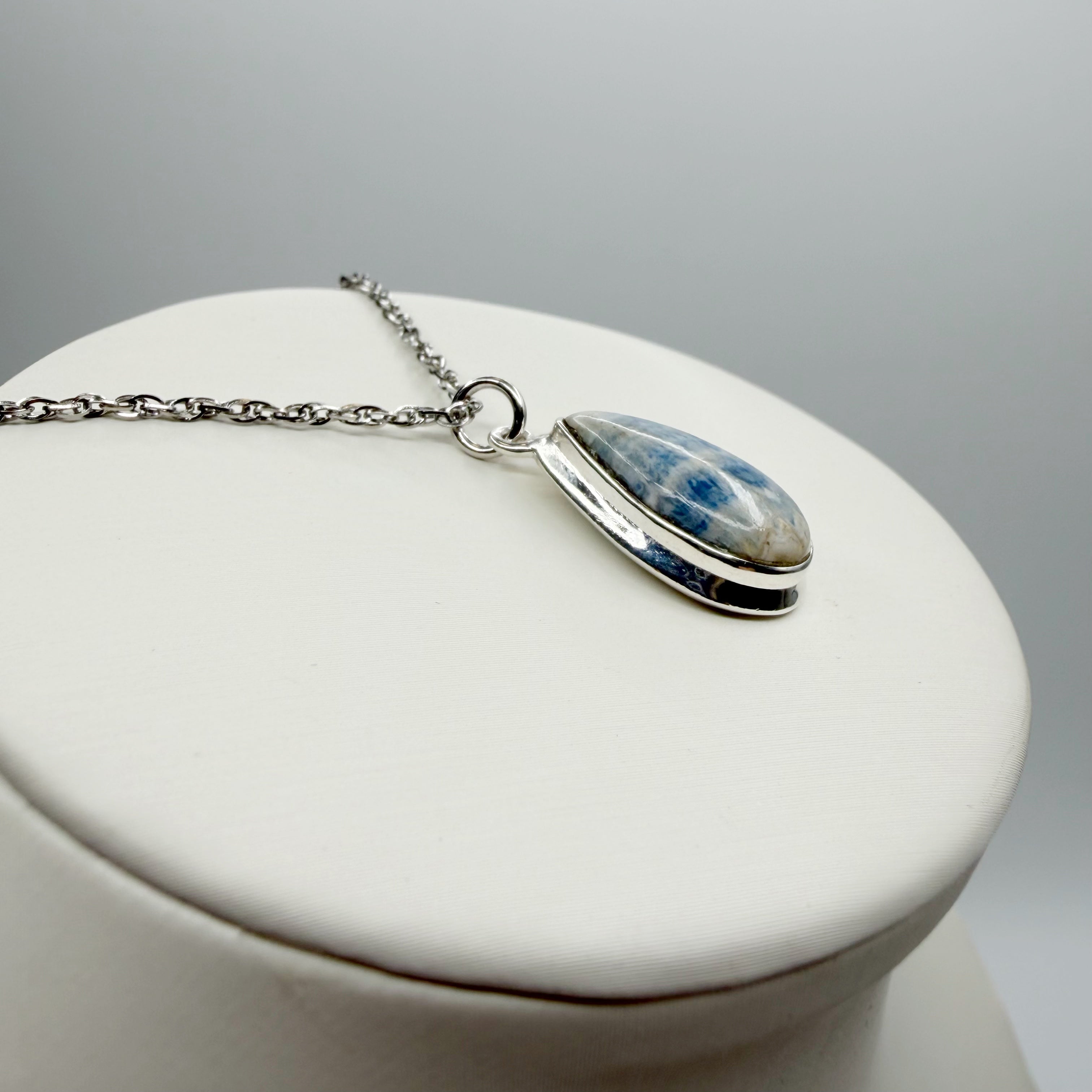 Ciondolo Scheelite Argento 925 - a Goccia