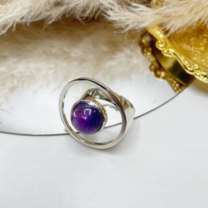 Anello Essential Ametista e Argento 925