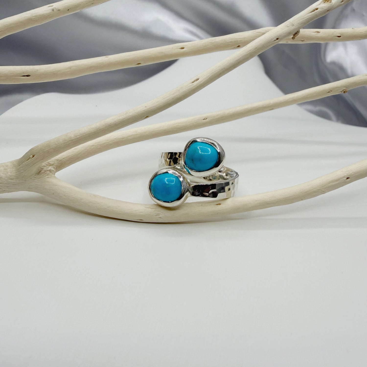 Anello Turchese Naturale - Argento 925