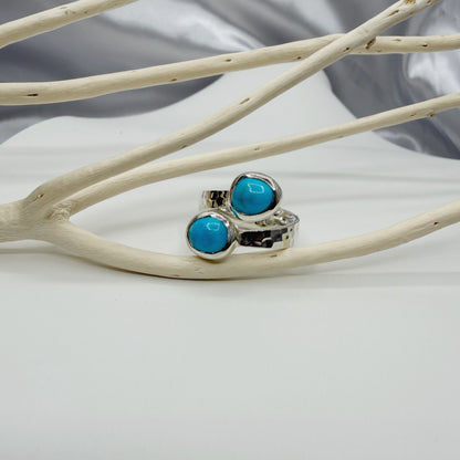 Anello Turchese Naturale - Argento 925