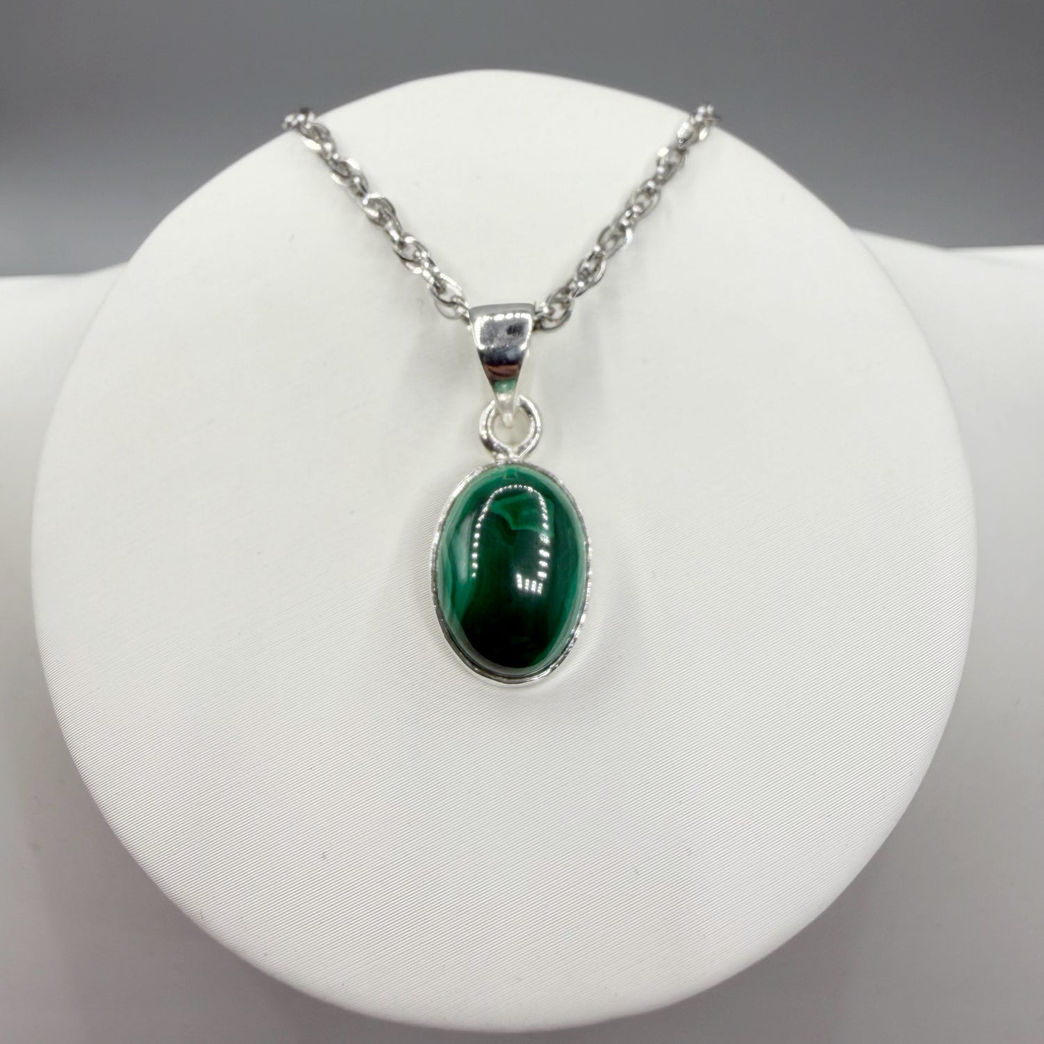 Ciondolo Malachite - Argento 925