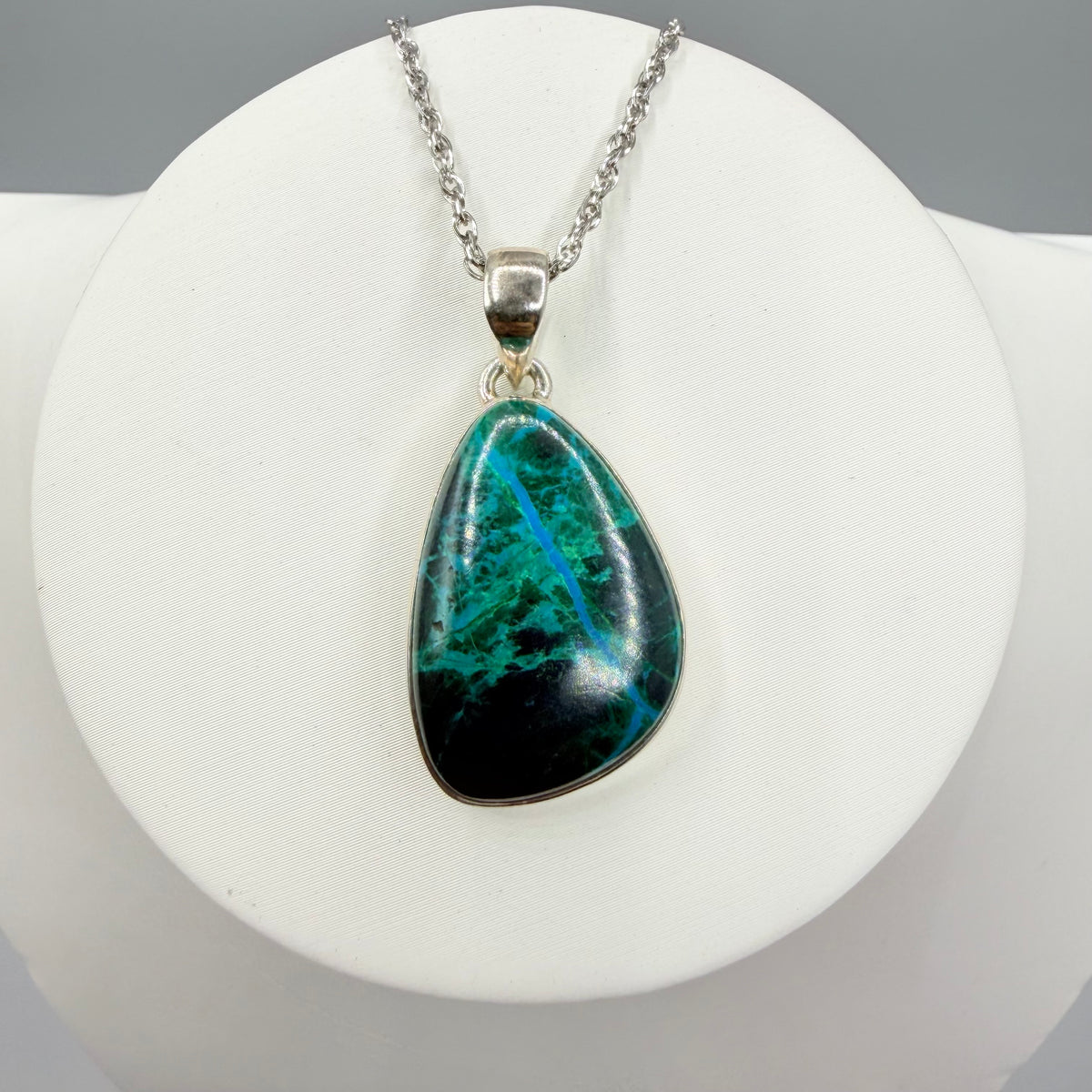 Ciondolo Crisocolla Argento 925
