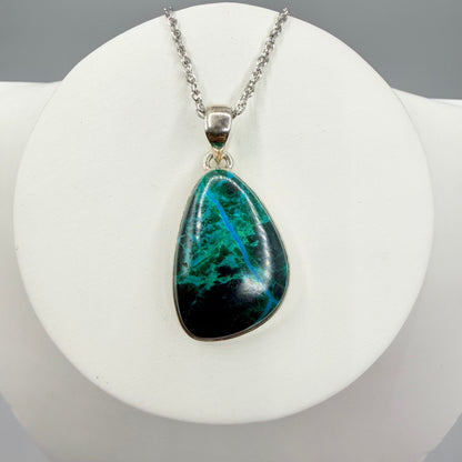 Ciondolo Crisocolla Argento 925